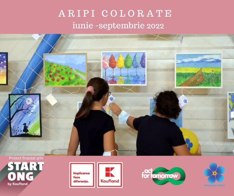 „Aripi colorate” un proiect finantat de StartOng