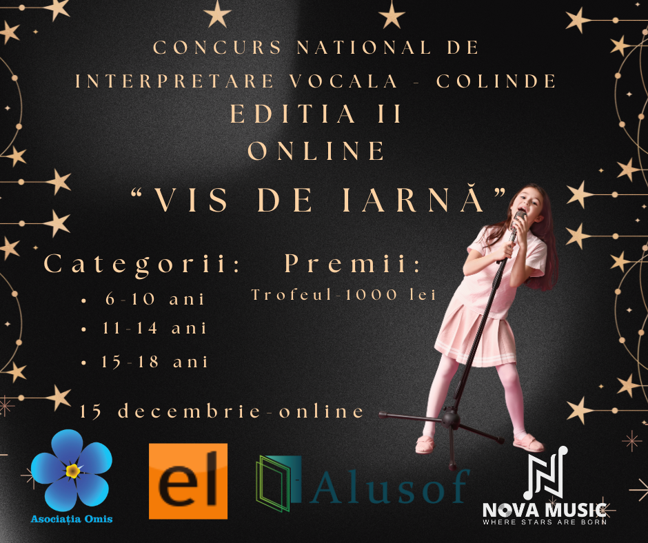 Concurs de interpretare colinde „Vis de iarna”