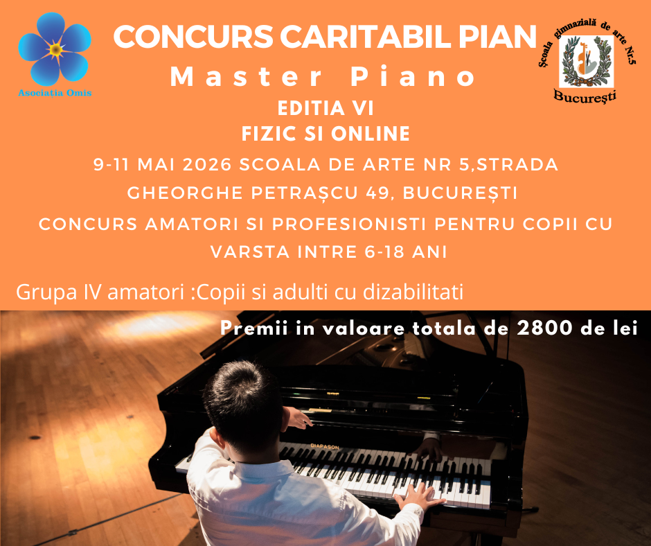 Concursul de pian MasterPiano estitia a VI a 2026